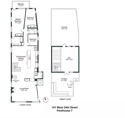 141 W 24th St #PH7, New York, NY 10011