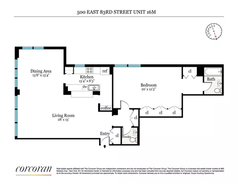 500 E 83rd St #16M, New York, NY 10028