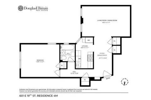 601 E 19th St #4M, Brooklyn, NY 11226
