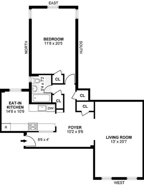 385 E 18th St #3J, Brooklyn, NY 11226
