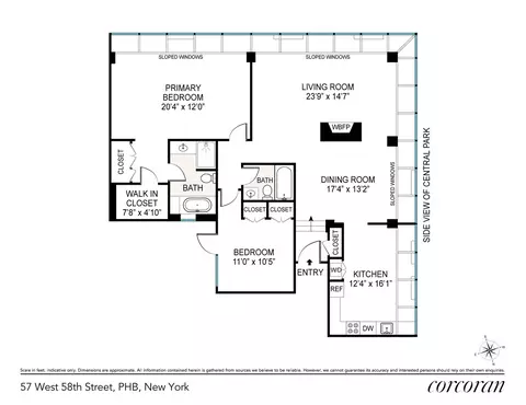 57 W 58th St #PHB, New York, NY 10019