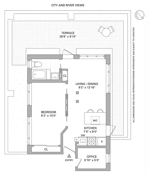 328 W 86th St #PHA, New York, NY 10024