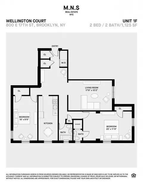 800 E 17th St #1-F, Brooklyn, NY 11230