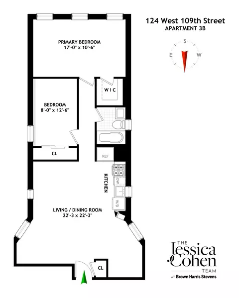 124 W 109th St #3B, New York, NY 10025