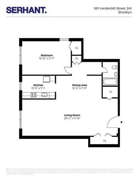 651 Vanderbilt St #5W, Brooklyn, NY 11218