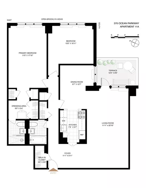 370 Ocean Pkwy #11A, Brooklyn, NY 11218