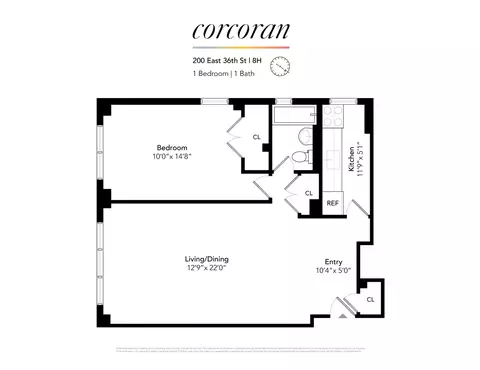 200 E 36th St #8H, New York, NY 10016