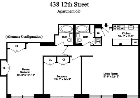 438 12th St #6D, Brooklyn, NY 11215