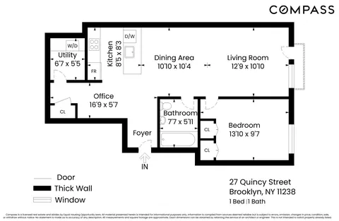 27 Quincy St #3B, Brooklyn, NY 11238