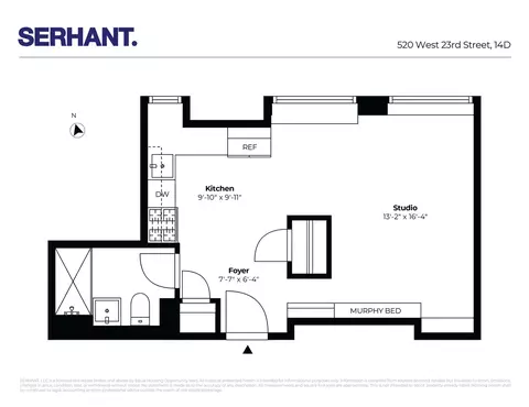 520 W 23rd St #14D, New York, NY 10011