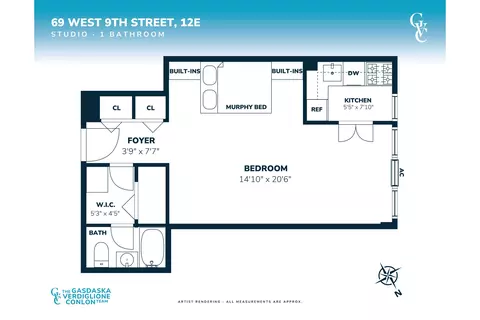 69 W 9th St #12E, New York, NY 10011