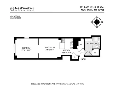 301 E 62nd St #14-J, New York, NY 10065