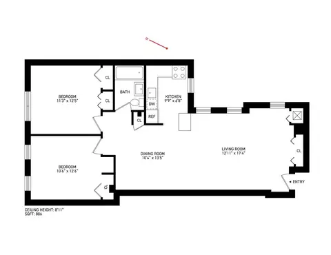 2108 Dorchester Rd #3D, Brooklyn, NY 11226