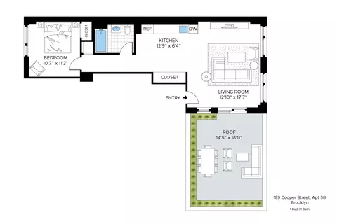 189 Cooper St #5B, Brooklyn, NY 11207