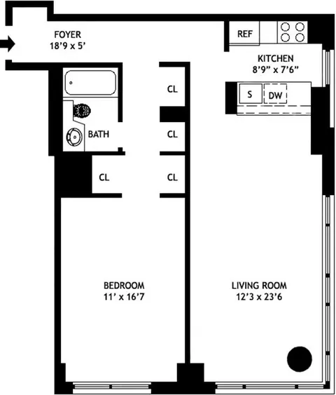 350 W 50th St #2-G, New York, NY 10019