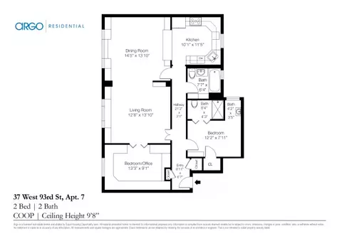 37 W 93rd St #7, New York, NY 10025