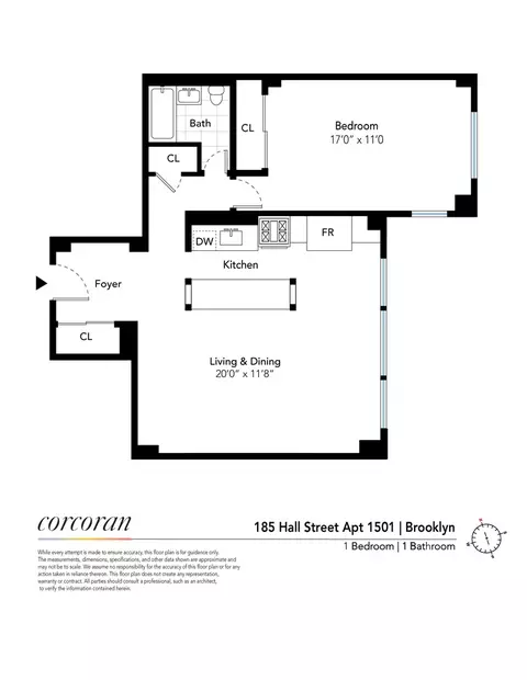 185 Hall St #1501, Brooklyn, NY 11205