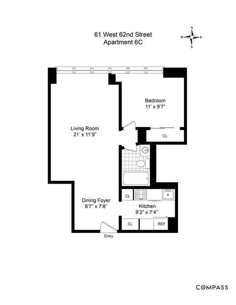 61 W 62nd St #6C, New York, NY 10023