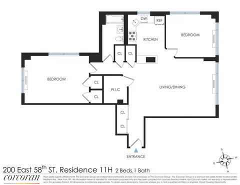 200 E 58th St #11H, New York, NY 10022