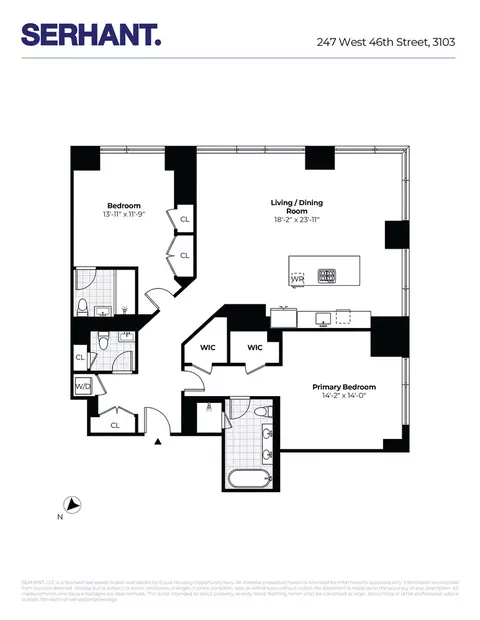 247 W 46th St #3103, New York, NY 10036