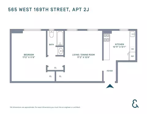 565 W 169th St #2-J, New York, NY 10032