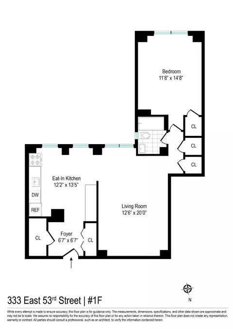 333 E 53rd St #1F, New York, NY 10022