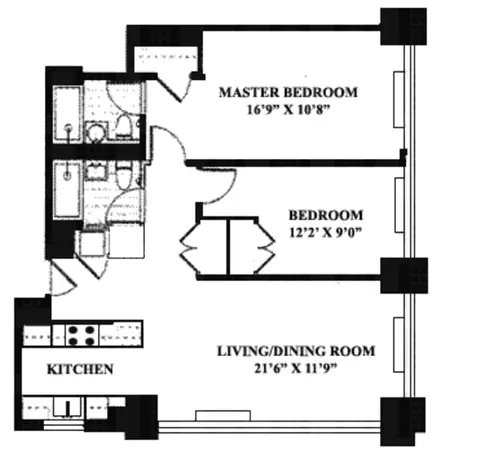 322 W 57th St #22S, New York, NY 10019
