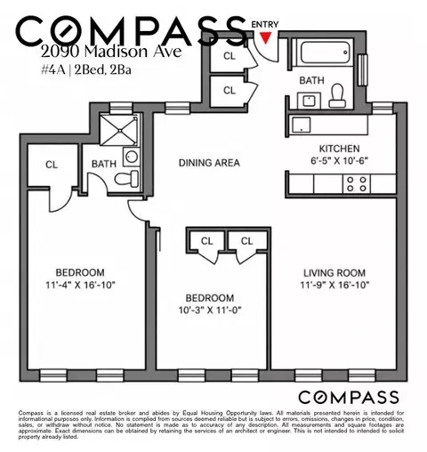 2090 Madison Ave #4A, New York, NY 10037