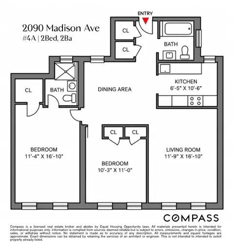 2090 Madison Ave #4A, New York, NY 10037
