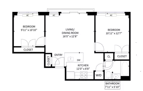 410 Nostrand Ave #3F, Brooklyn, NY 11216