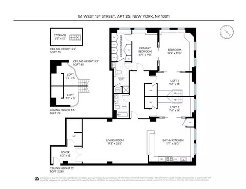 161 W 15th St #2G, New York, NY 10011
