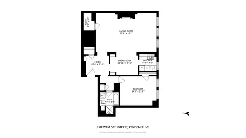 350 W 57th St #16J, New York, NY 10019