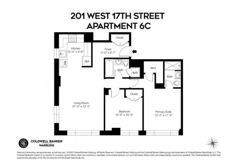 201 W 17th St #6C, New York, NY 10011