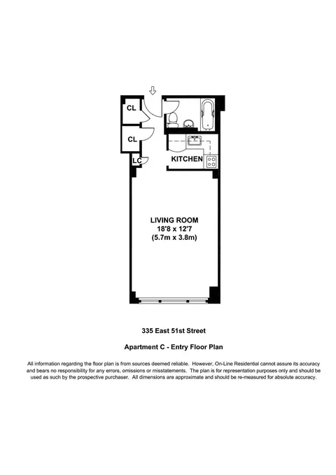 335 E 51st St #8-C, New York, NY 10022