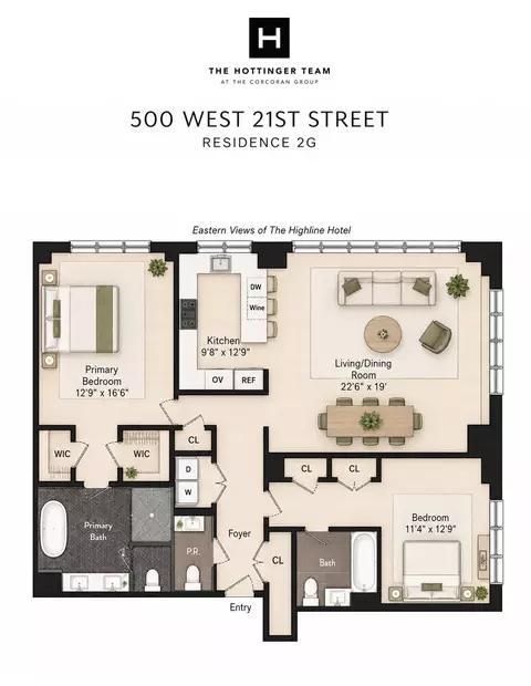 500 W 21st St #2G, New York, NY 10011