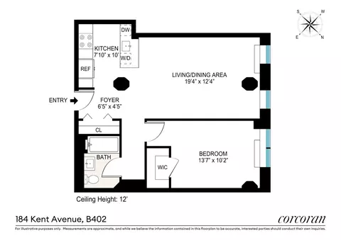 184 Kent Ave #B402, Brooklyn, NY 11249