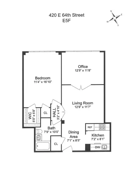 420 E 64th St #E5F, New York, NY 10065
