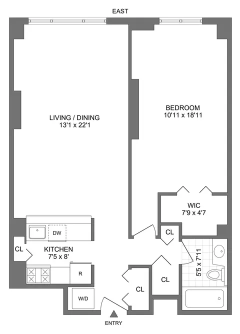 101 W 79th St #4F, New York, NY 10024