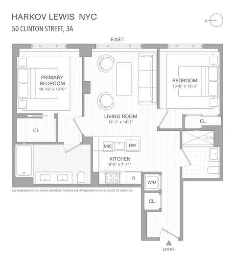 50 Clinton St #3A, New York, NY 10002