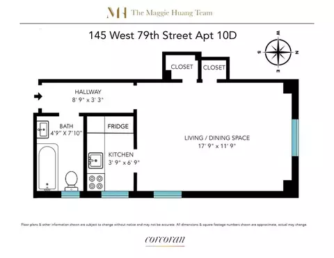 145 W 79th St #10D, New York, NY 10024