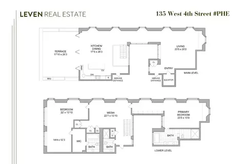 135 W 4th St #PHE, New York, NY 10012