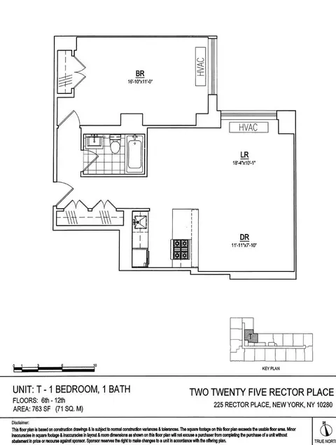 225 Rector Pl #10T, New York, NY 10280