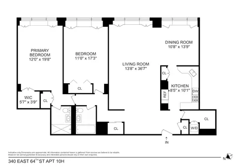 340 E 64th St #10H, New York, NY 10065