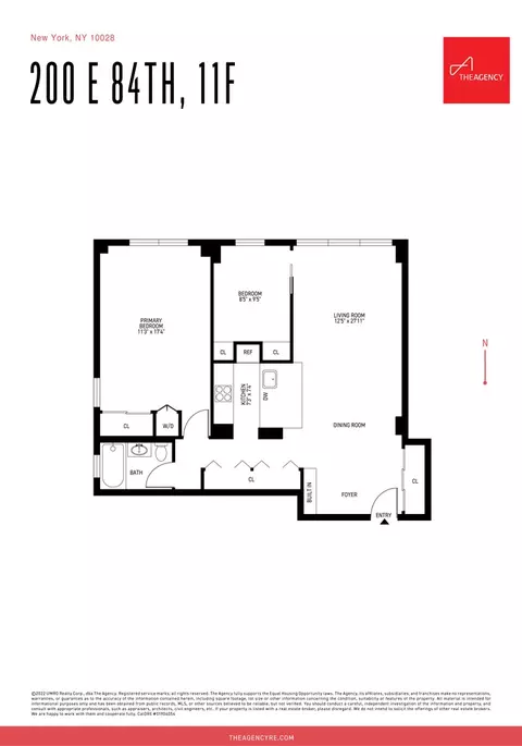 200 E 84th St #11F, New York, NY 10028