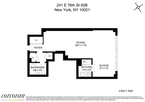 241 E 76th St #2B, New York, NY 10021
