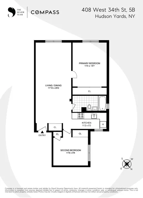 408 W 34th St #5B, New York, NY 10001