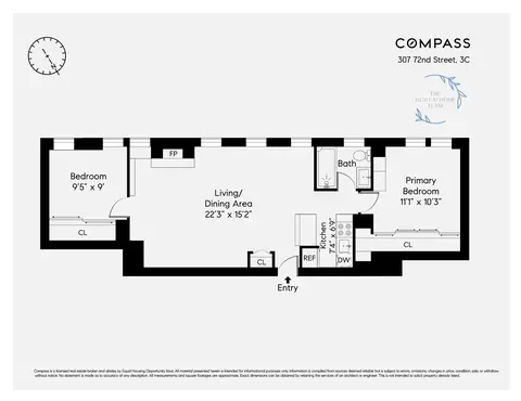 307 72nd St #3C, Brooklyn, NY 11209