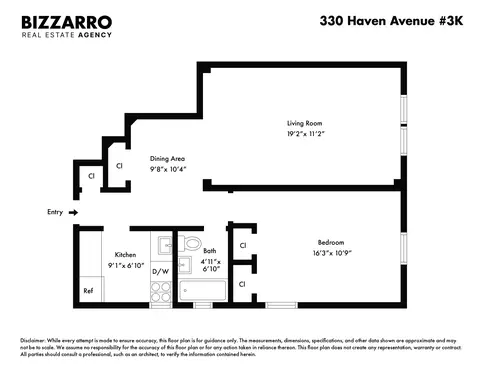 330-340 Haven Ave #3K, New York, NY 10033