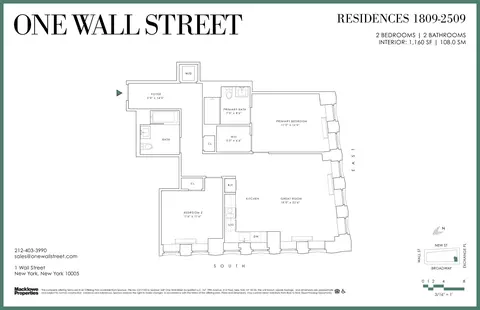 1 Wall St #2309, New York, NY 10005