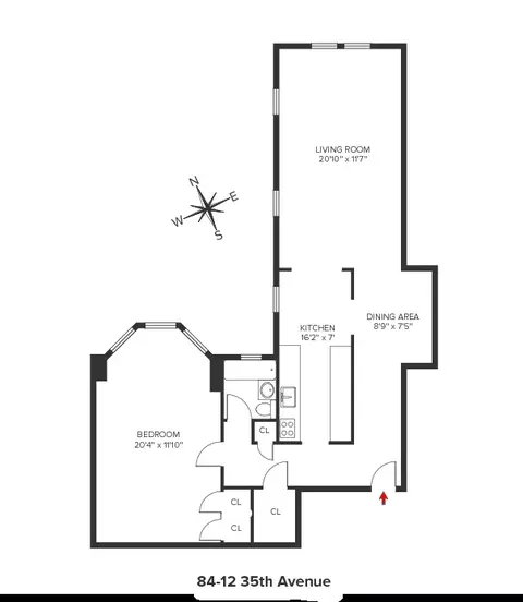 84-12 35th Ave #1B, New York City, NY 11372